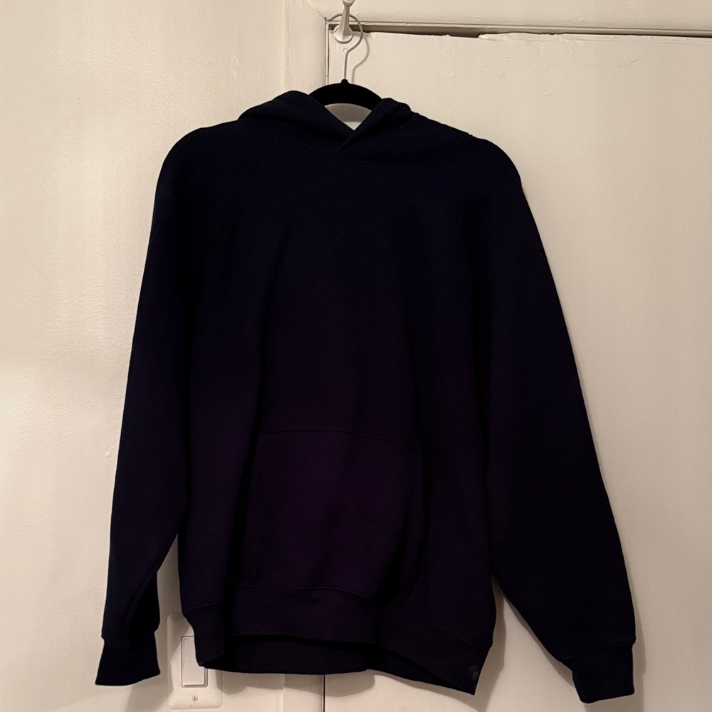 Aritzia Women’s Fleece Navy Blue Hoodie